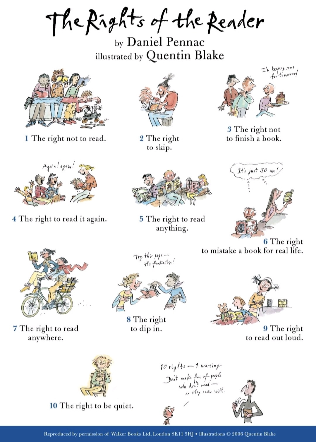 rights of the reader